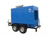 ССМ ЭД-75-Т400-2РКМ2 в шумозащитном кожухе на шасси с АВР